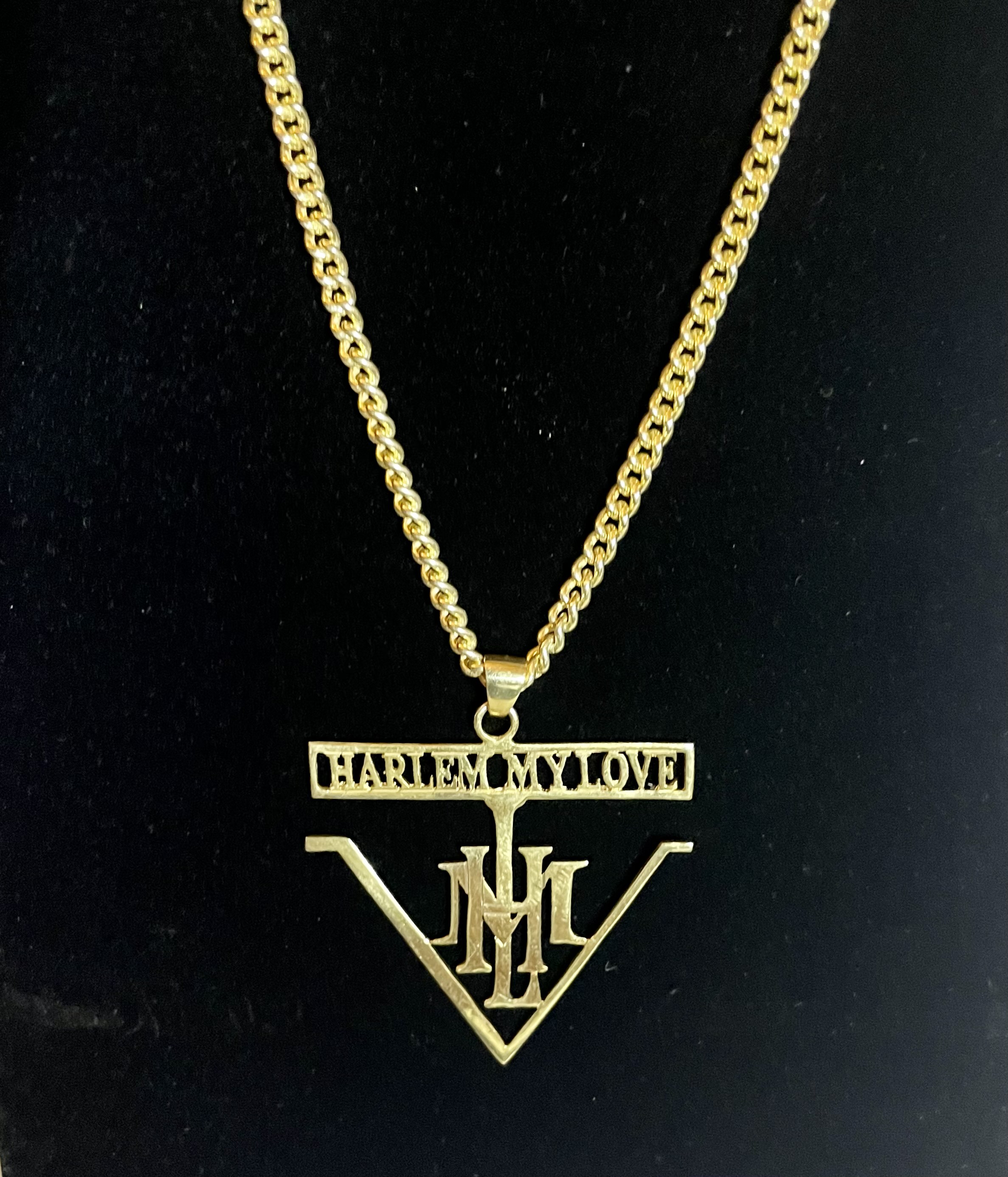 HML Gold Necklace I, Signature Collection - Image 2