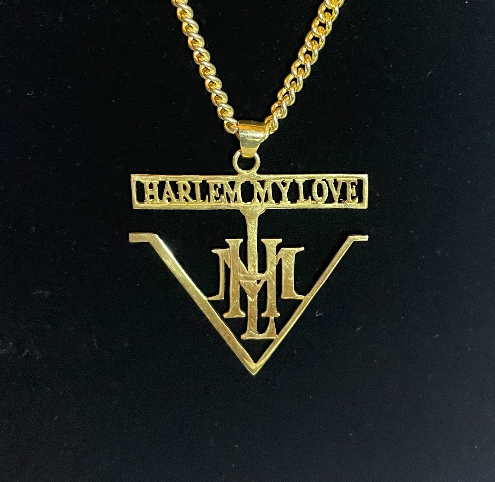 HML Gold Necklace I, Signature Collection - Image 5