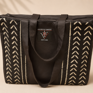 Claude Jay Designs, Leather & Mud Cloth Tote
